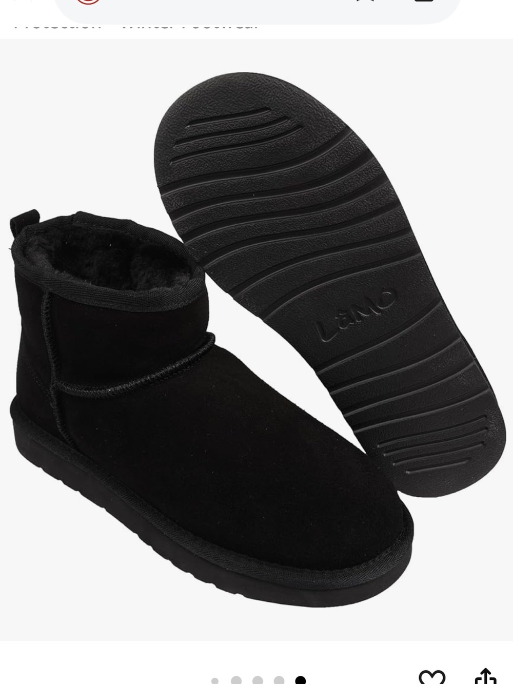 NWT Lamo Short Boots - Size 6